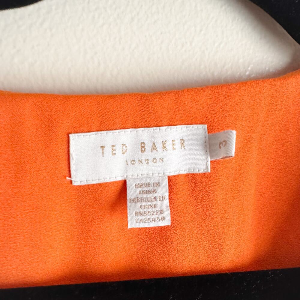 Ted Baker Orange Lavish Alice Brocade Textured Ke… - image 4